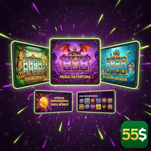Jogos de slots e mesa no cassino 55s