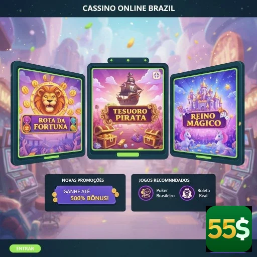 Jogos de cassino online com ofertas atrativas no Brasil
